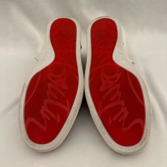 Christian Louboutin VIEIRA Orlato Bengal Tiger Fabric Sneakers Flat Shoes - Picture 3 of 5